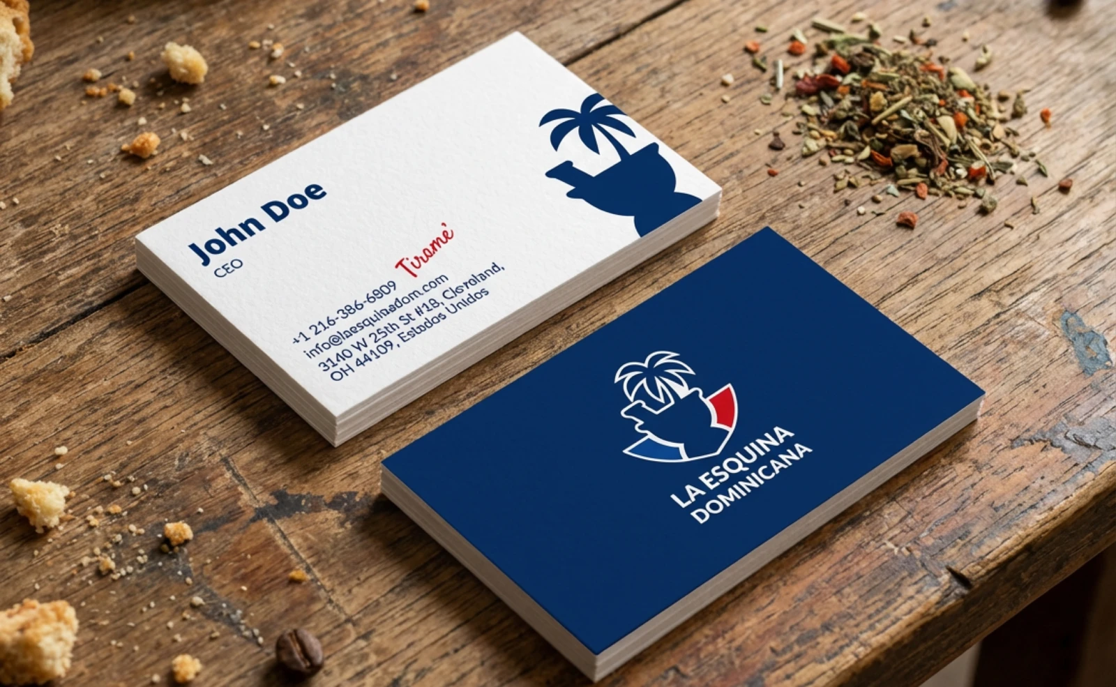 Business cards.