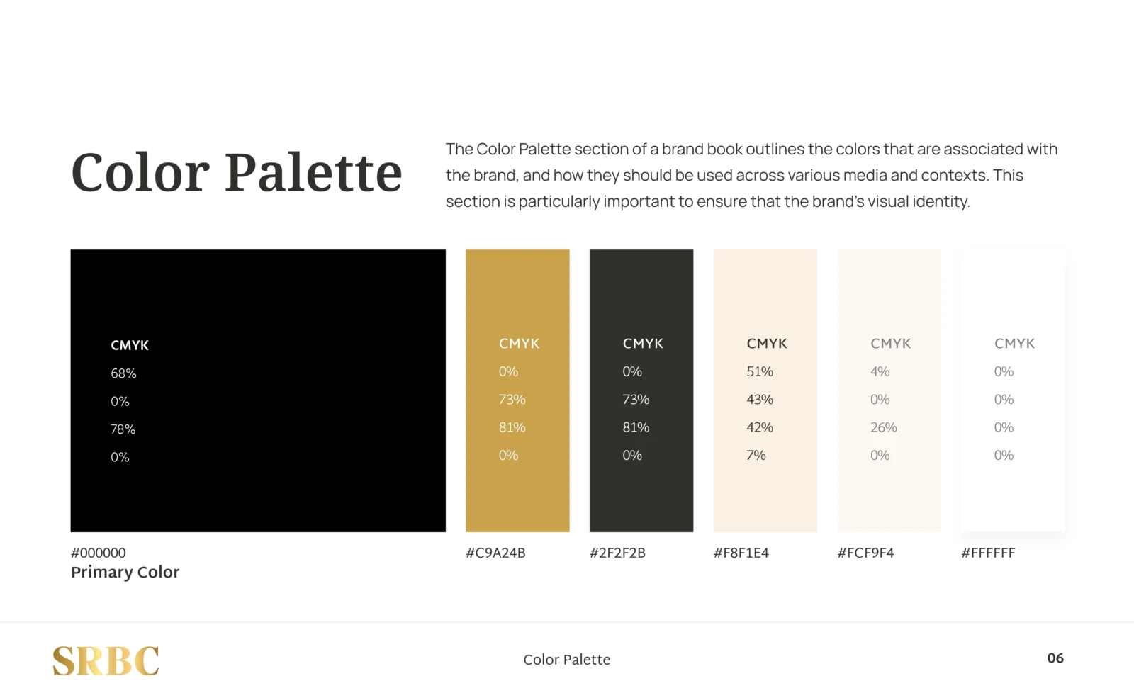 Paleta de color.